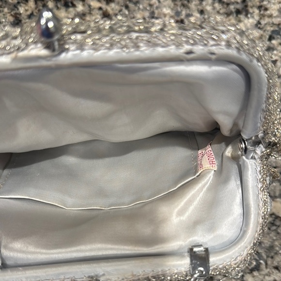 Elegant Sequin Evening Clutch - Gold and Pink - Picture 6 of 7